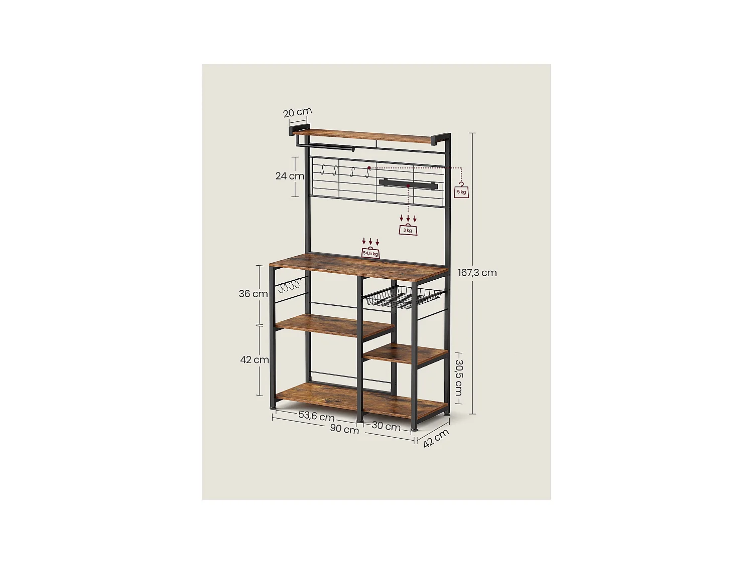 Küchenregal Bay Village