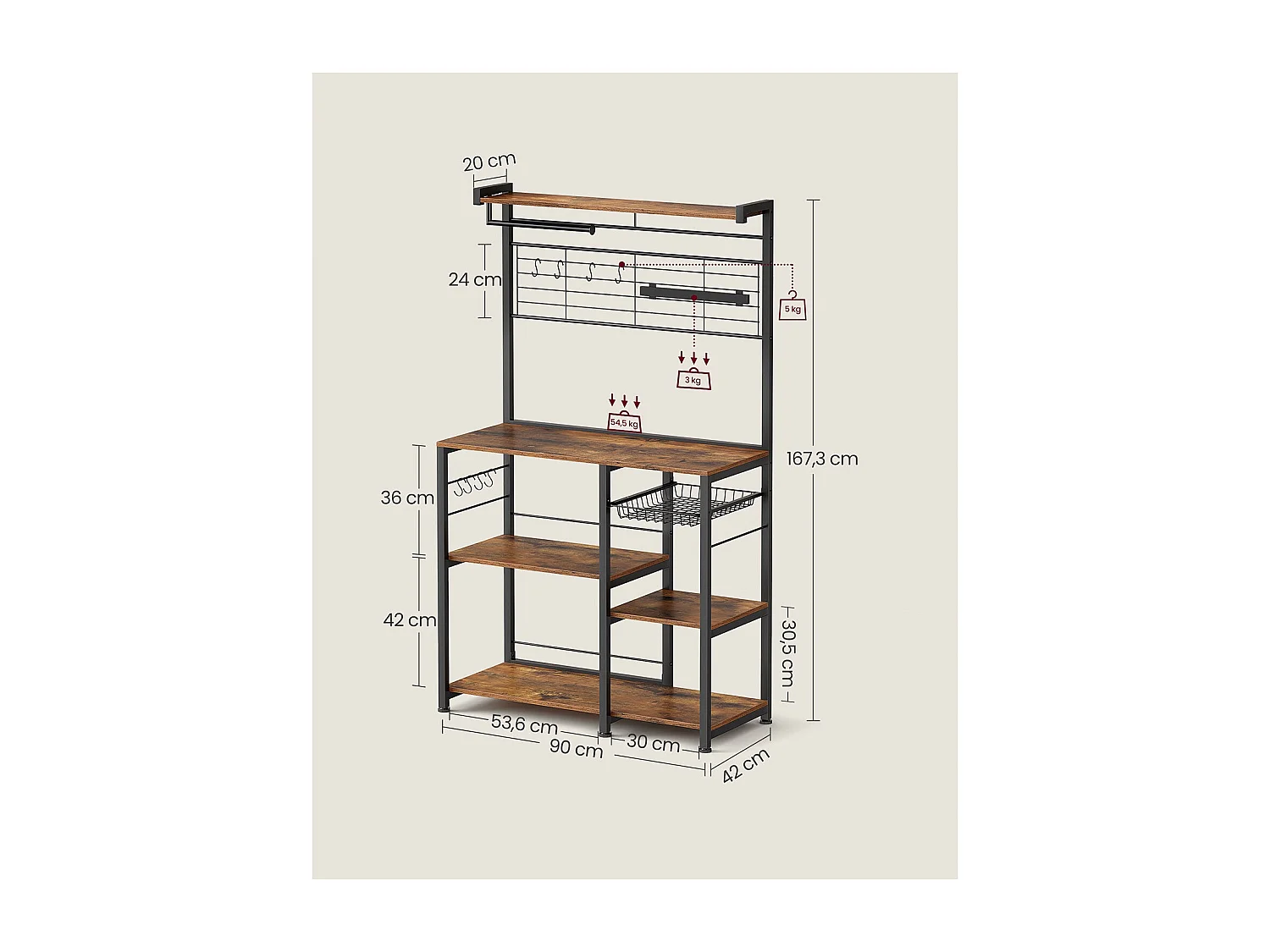 Küchenregal Bay Village
