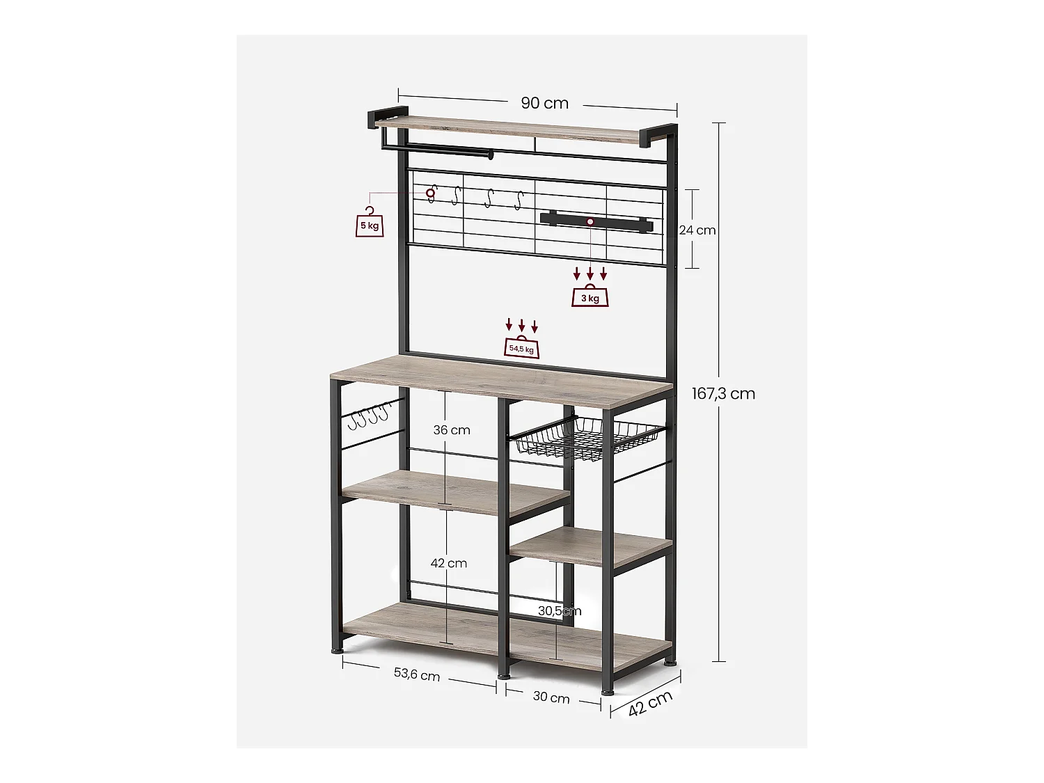 Küchenregal Bay Village