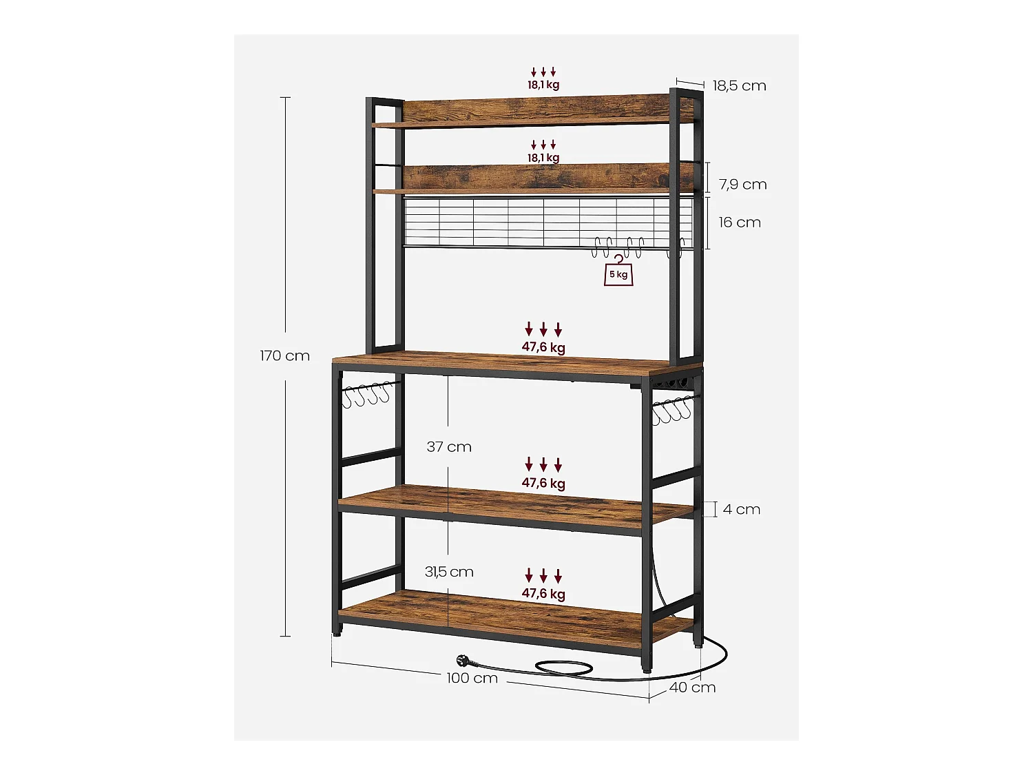 Küchenregal Copenhagen
