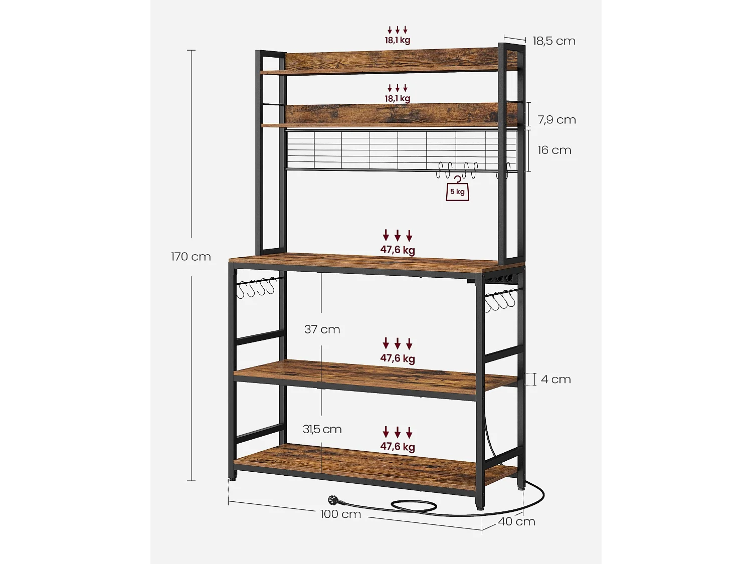 Küchenregal Copenhagen