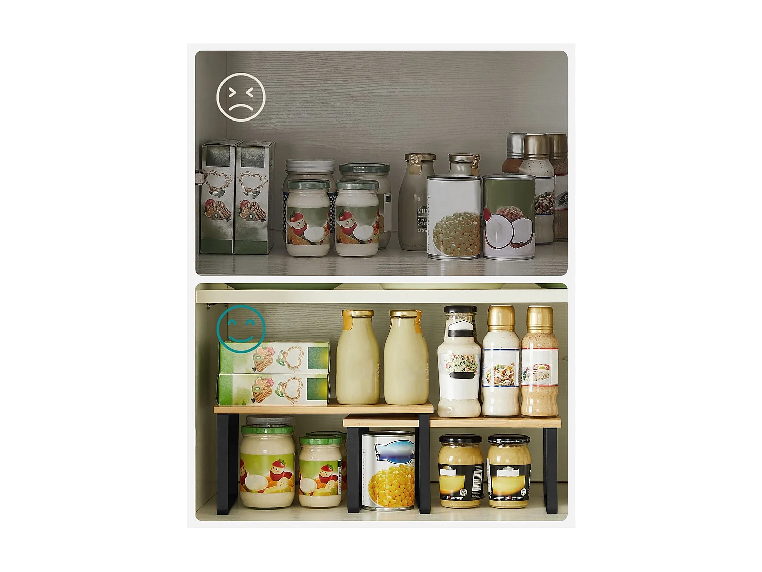 Küchen-Organizer Helsinki 4er-Set