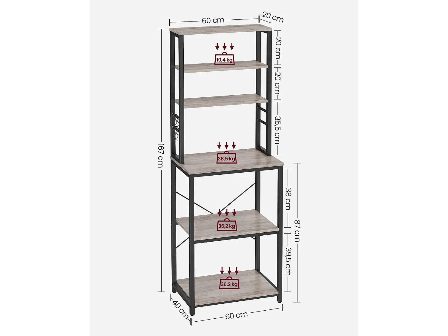 Küchenregal Brazzaville