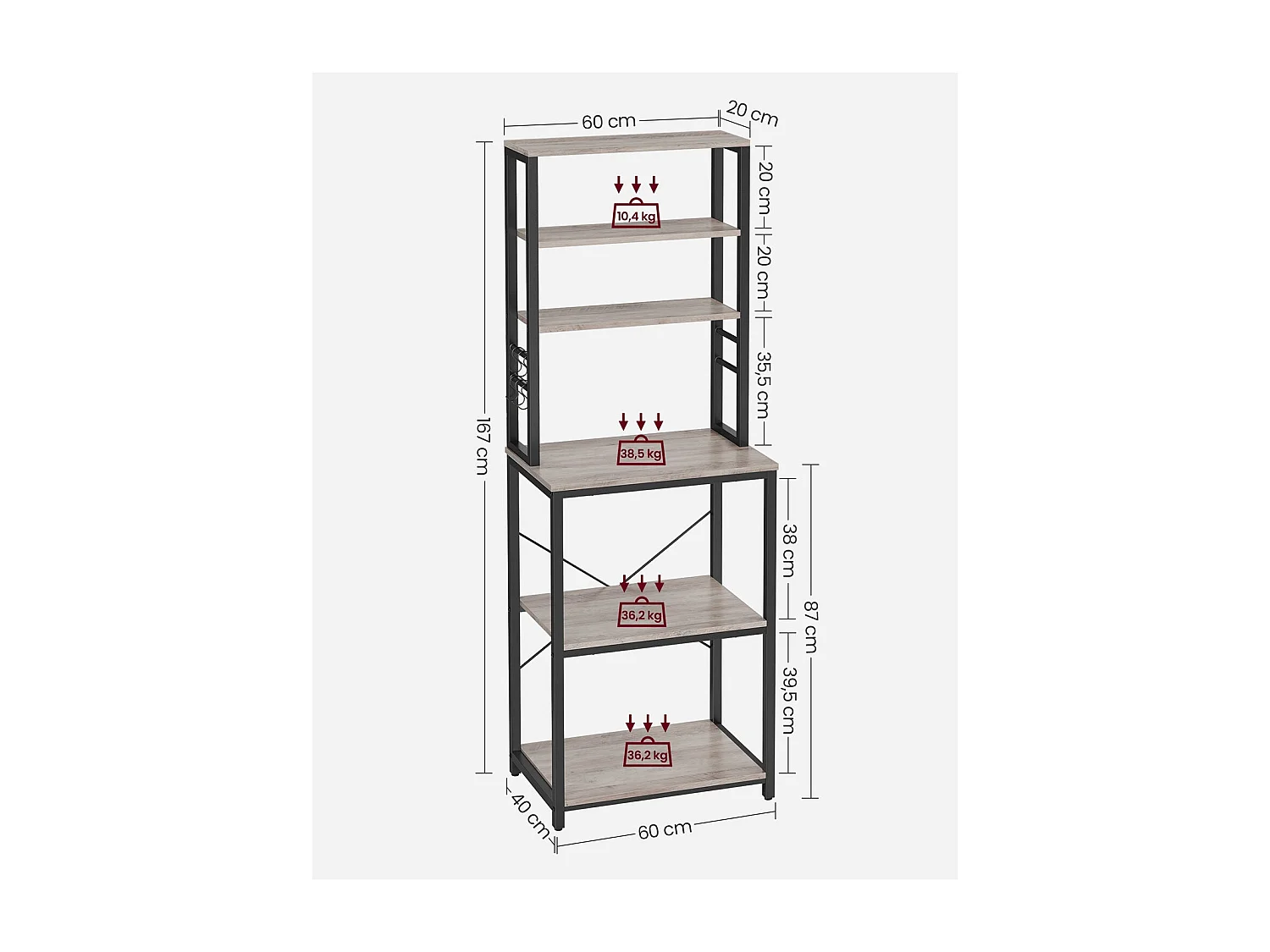 Küchenregal Brazzaville