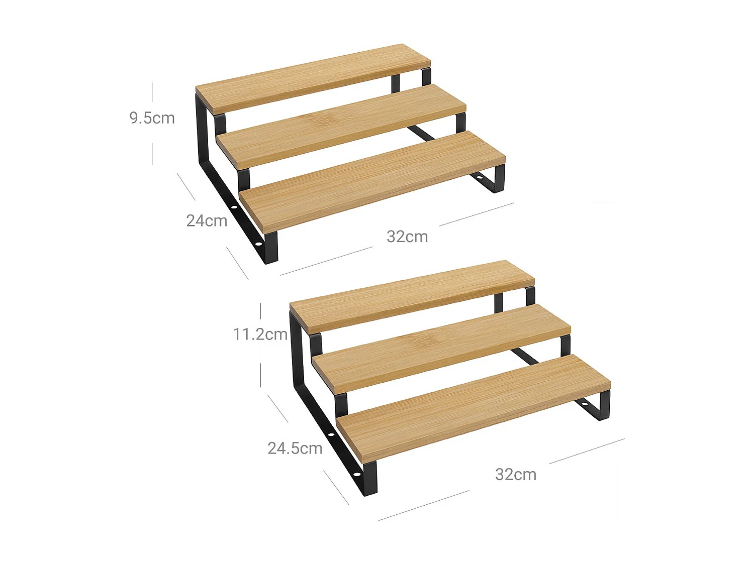 2er-Set Gewürzregal ausziehbar King Edward Point