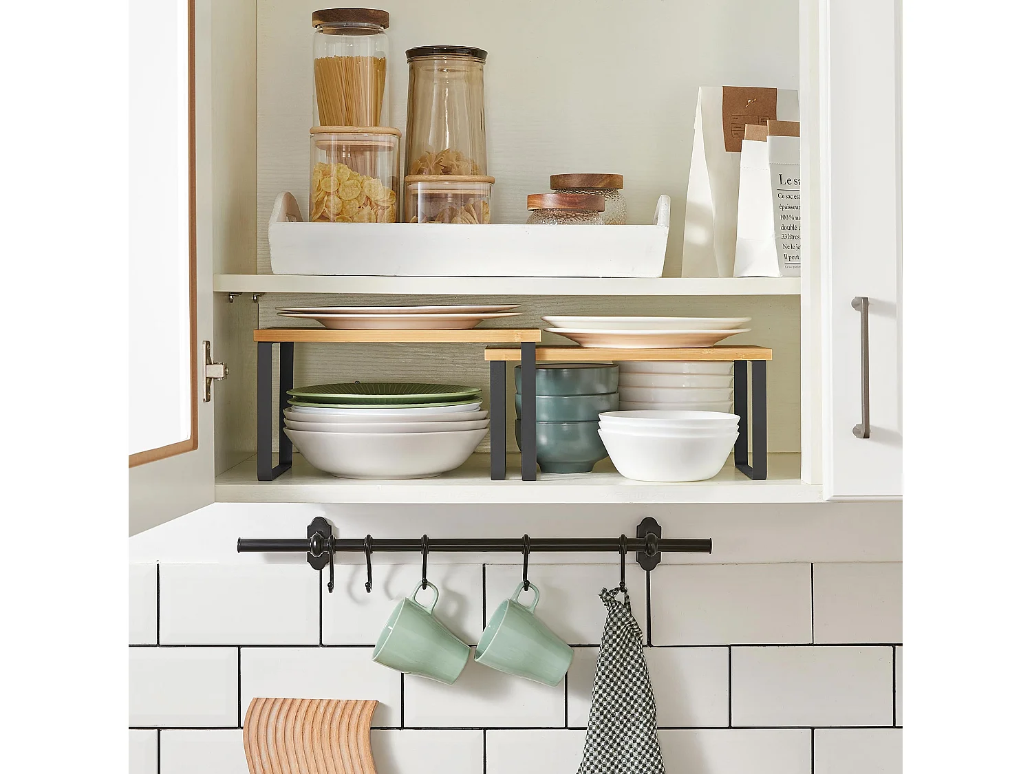 2er-Set Gewürzregal erweiterbar