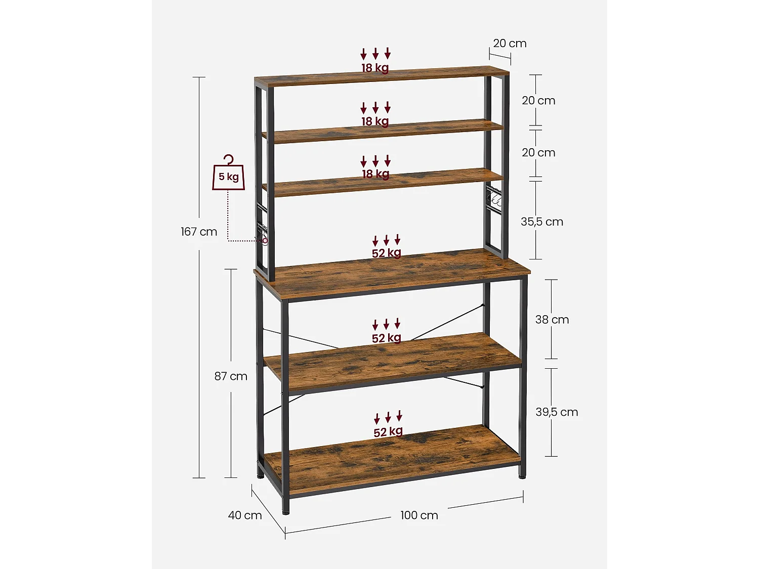 Küchenregal Vardannapet