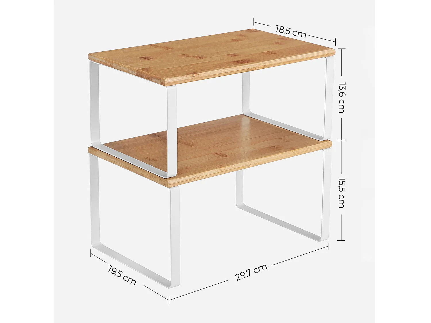 Set di 4 organizer da cucina Quito
