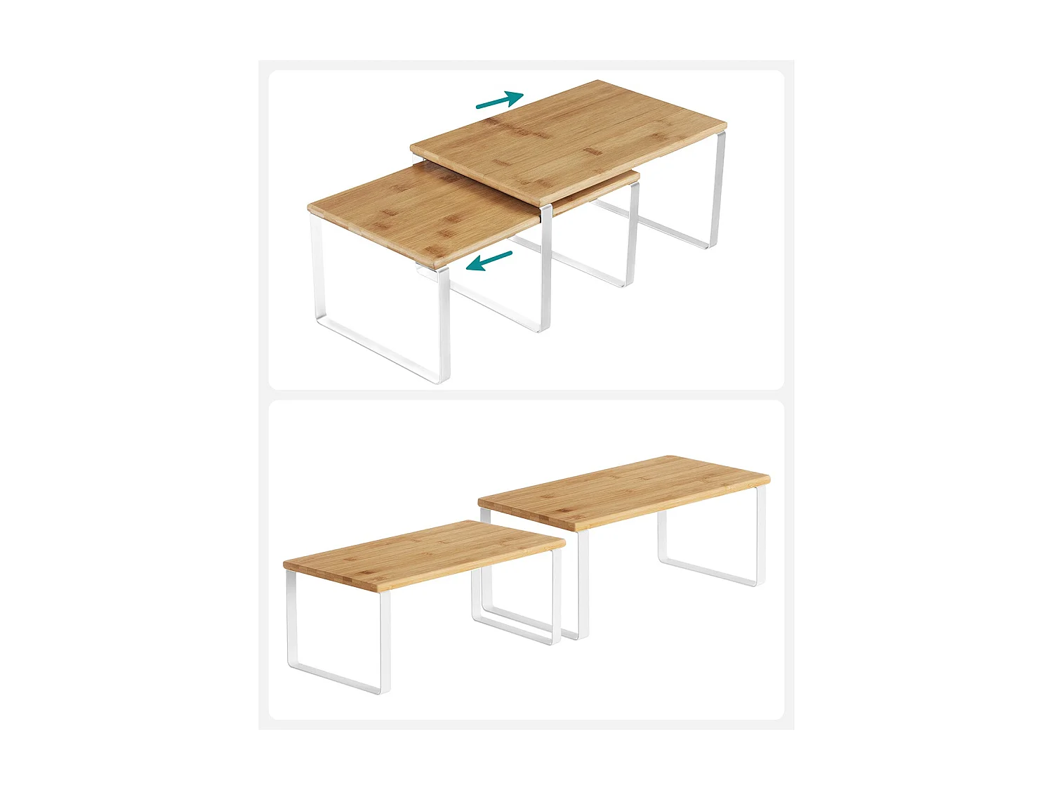 Set di 4 organizer da cucina Quito