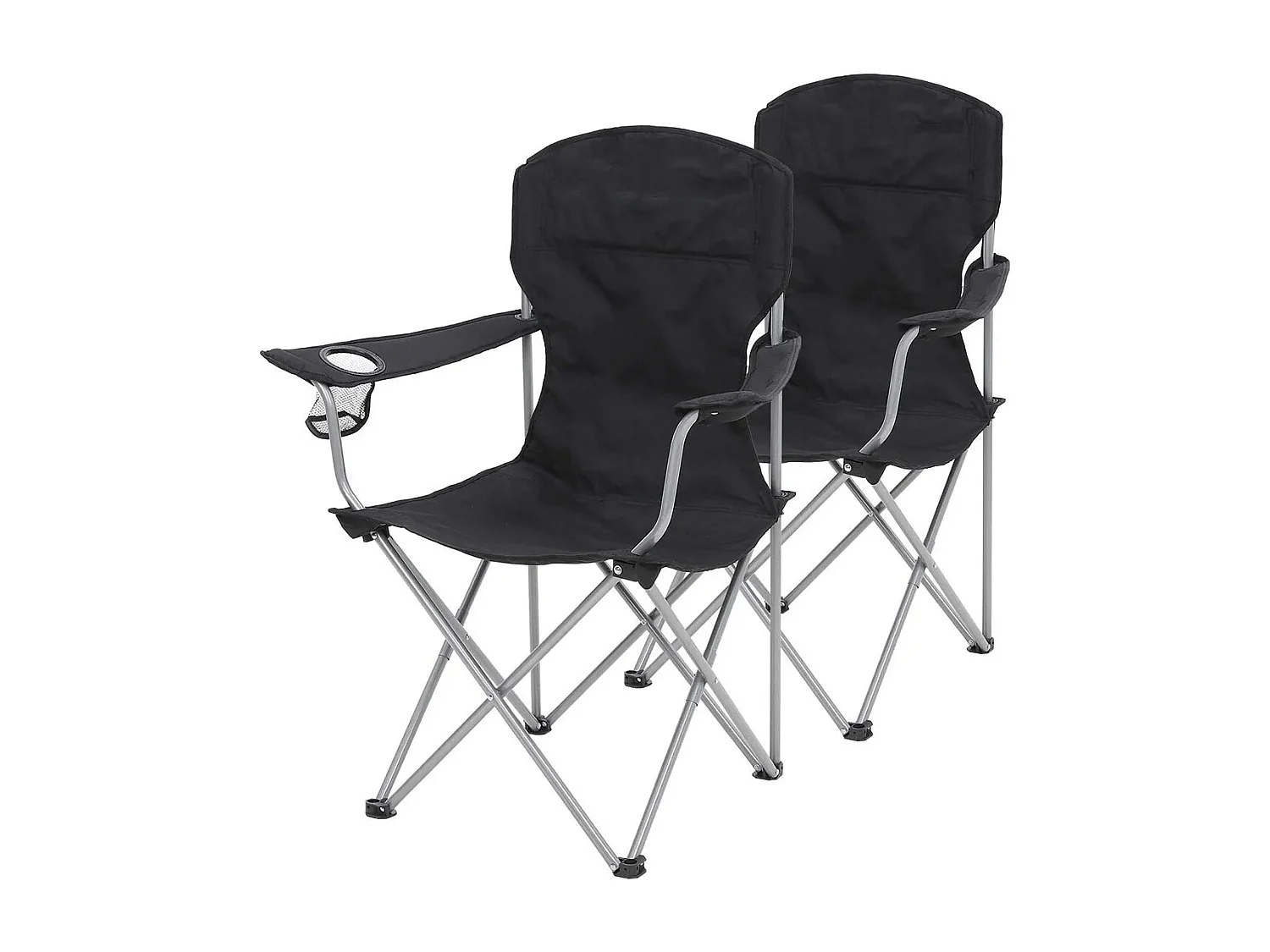 2er-Set Campingstuhl Klappstuhl Quito