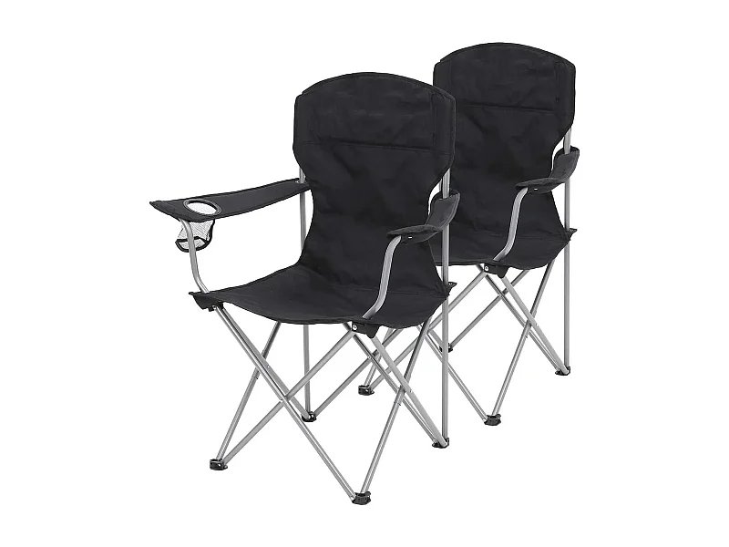 2er-Set Campingstuhl Klappstuhl Quito