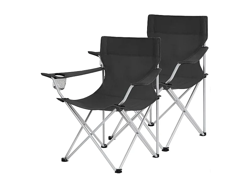 2er-Set Campingstuhl Klappstuhl Marseille