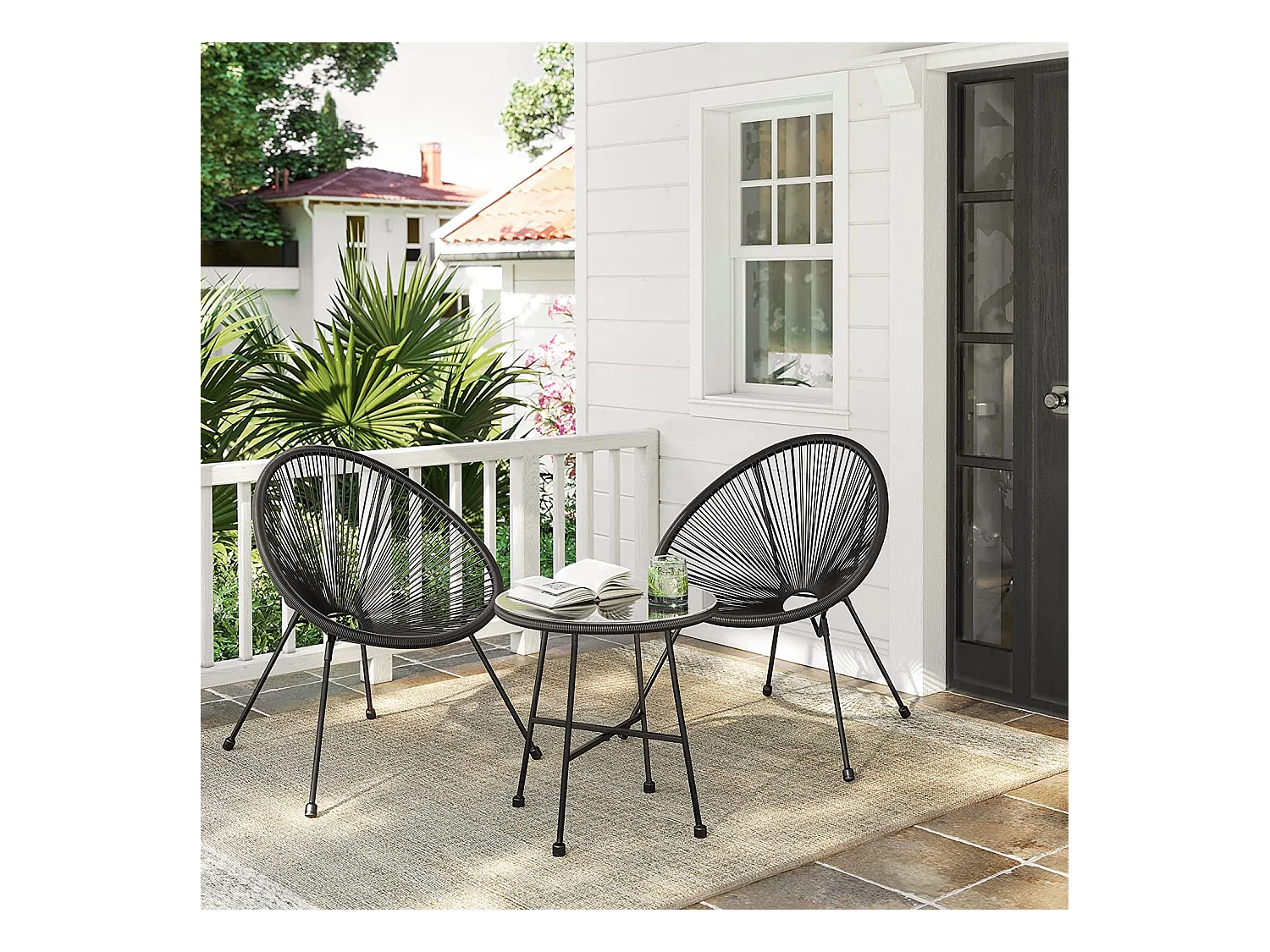 3er-Set Gartenstuhl Gartenmöbel