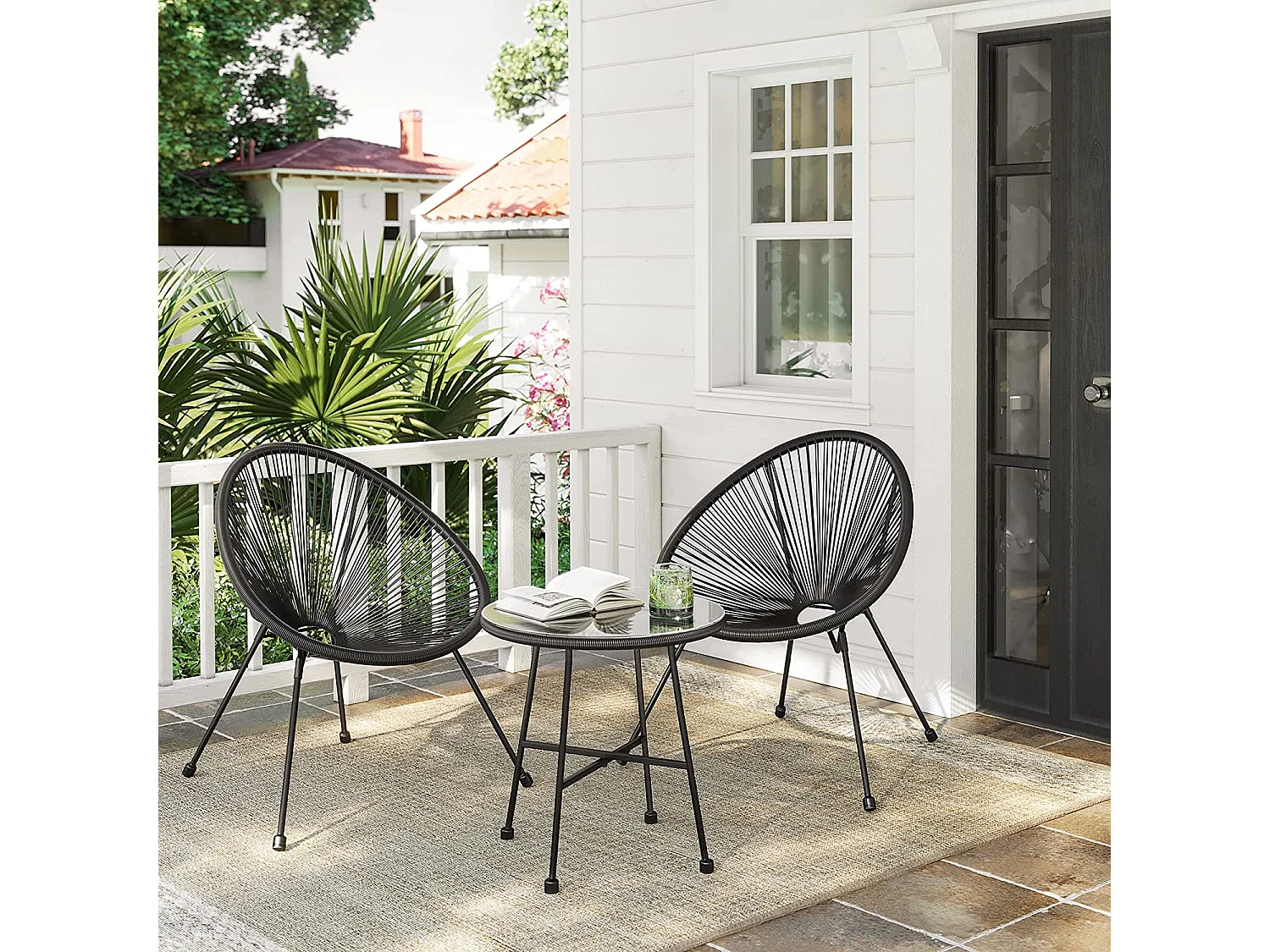 3er-Set Gartenstuhl Gartenmöbel