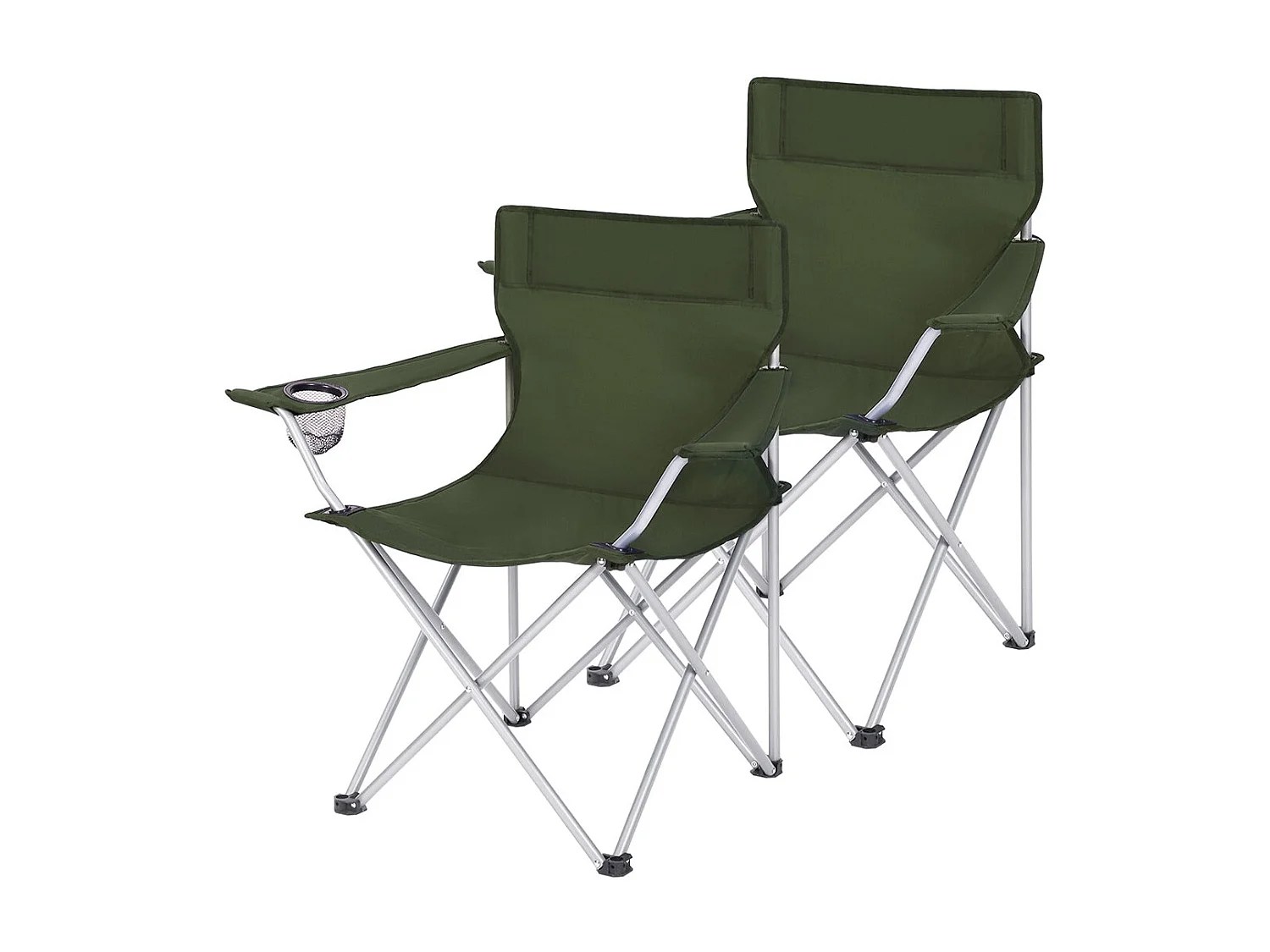 Set di 2 sedie pieghevoli da campeggio Kuala Lumpur