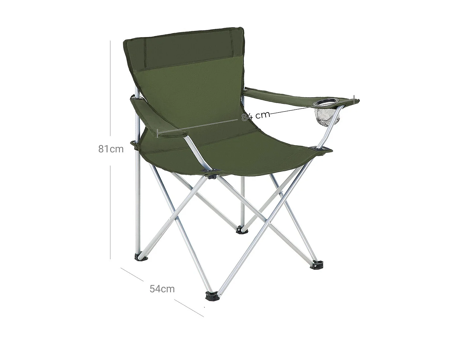 Set di 2 sedie pieghevoli da campeggio Kuala Lumpur