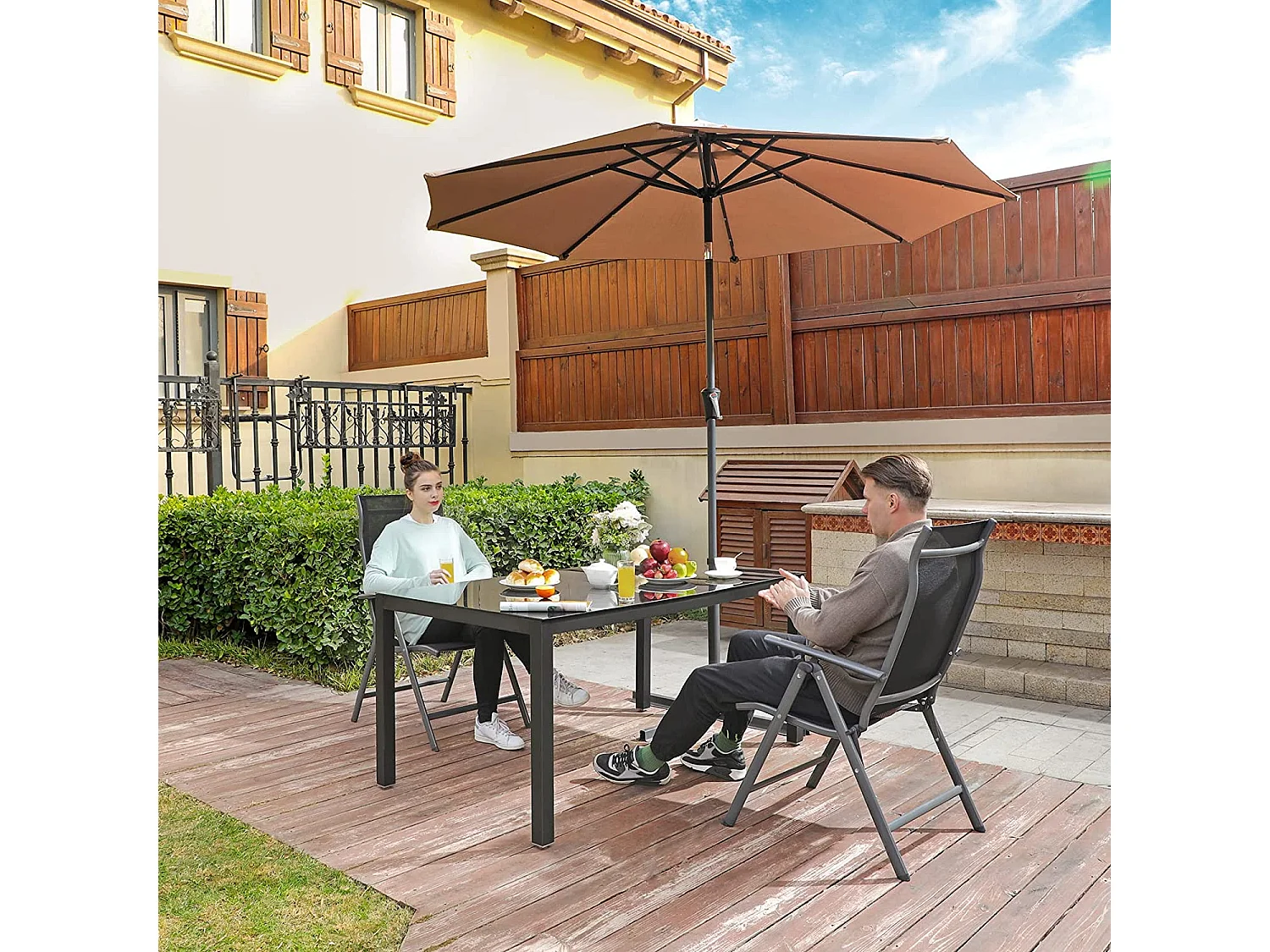 2er-Set Gartenstuhl Klappstuhl