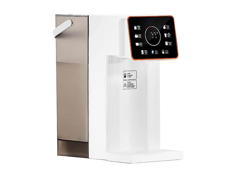 Dystrybutor Wody SucceBuy Gorącej Natychmiastowej na Blat, Fontanna z Gorącą Wodą z Wyjmowanym Zbiornikiem 3 L, 6 Regulowanych Temperatur i 8 Poziomów