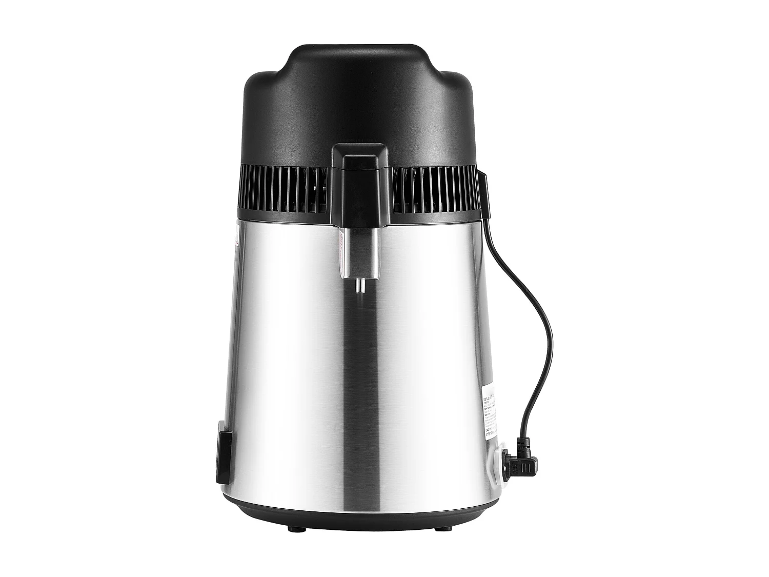 Destilador de Água SucceBuy 6 L, Purificador de Água de Balcão, 900 W, Rendimento 1,3 L/h, em Aço Inoxidável, com Garrafa de Vidro e Acessórios