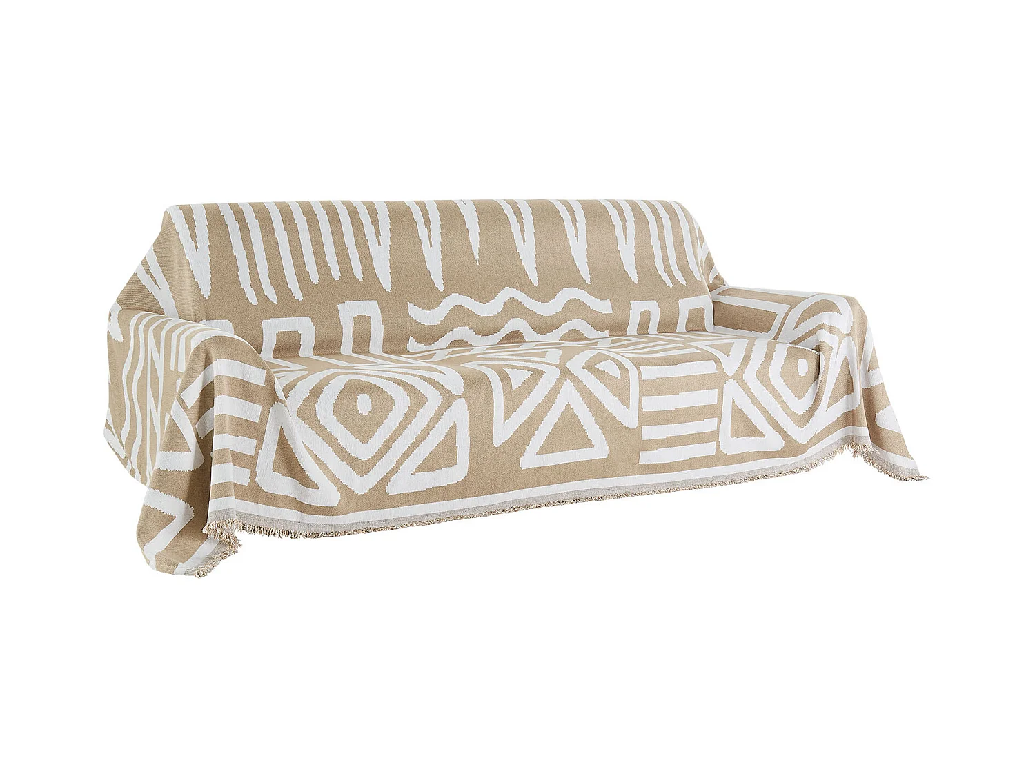 Housse de Canapé SucceBuy de 299 x 181 cm, Couvre Canapé de Style Bohème, Revêtement Antidérapant en Chenille, Lavable et Résistant aux Rayures