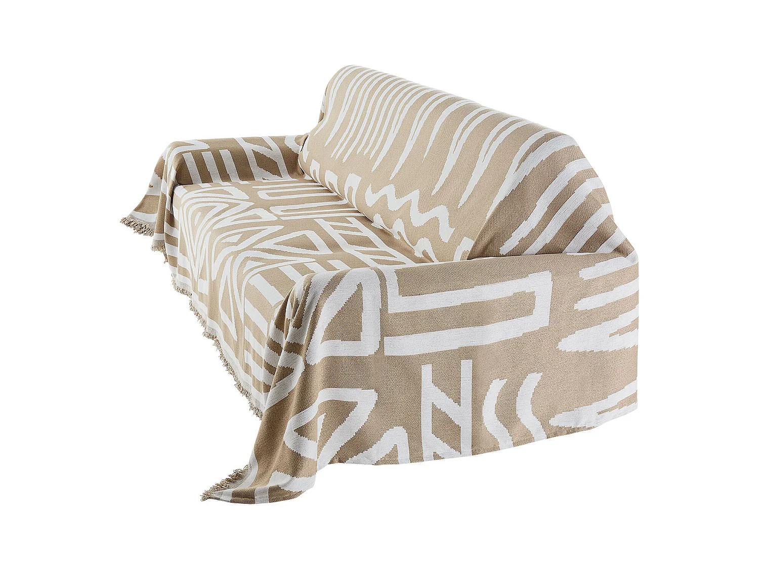 Housse de Canapé SucceBuy de 299 x 181 cm, Couvre Canapé de Style Bohème, Revêtement Antidérapant en Chenille, Lavable et Résistant aux Rayures