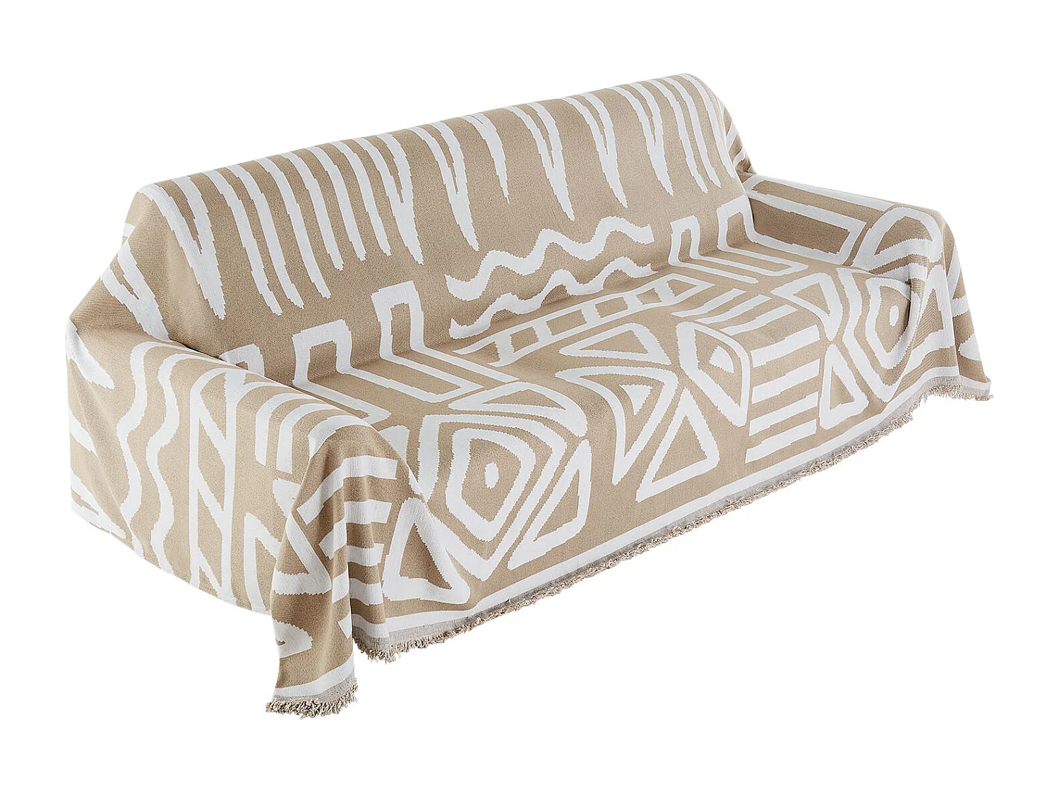 Housse de Canapé SucceBuy de 299 x 181 cm, Couvre Canapé de Style Bohème, Revêtement Antidérapant en Chenille, Lavable et Résistant aux Rayures