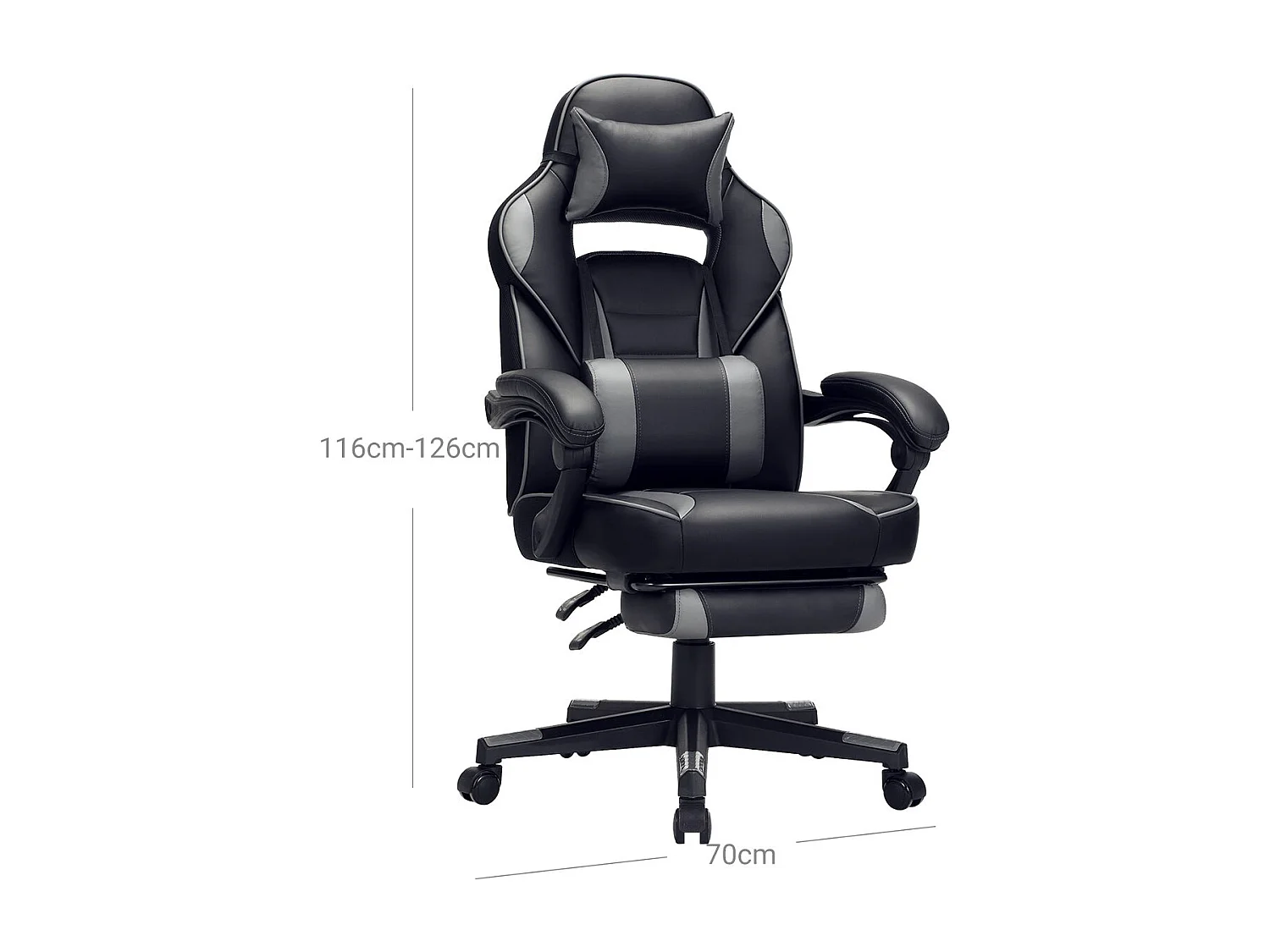 Gaming Stuhl mit Fußstütze Mombasa