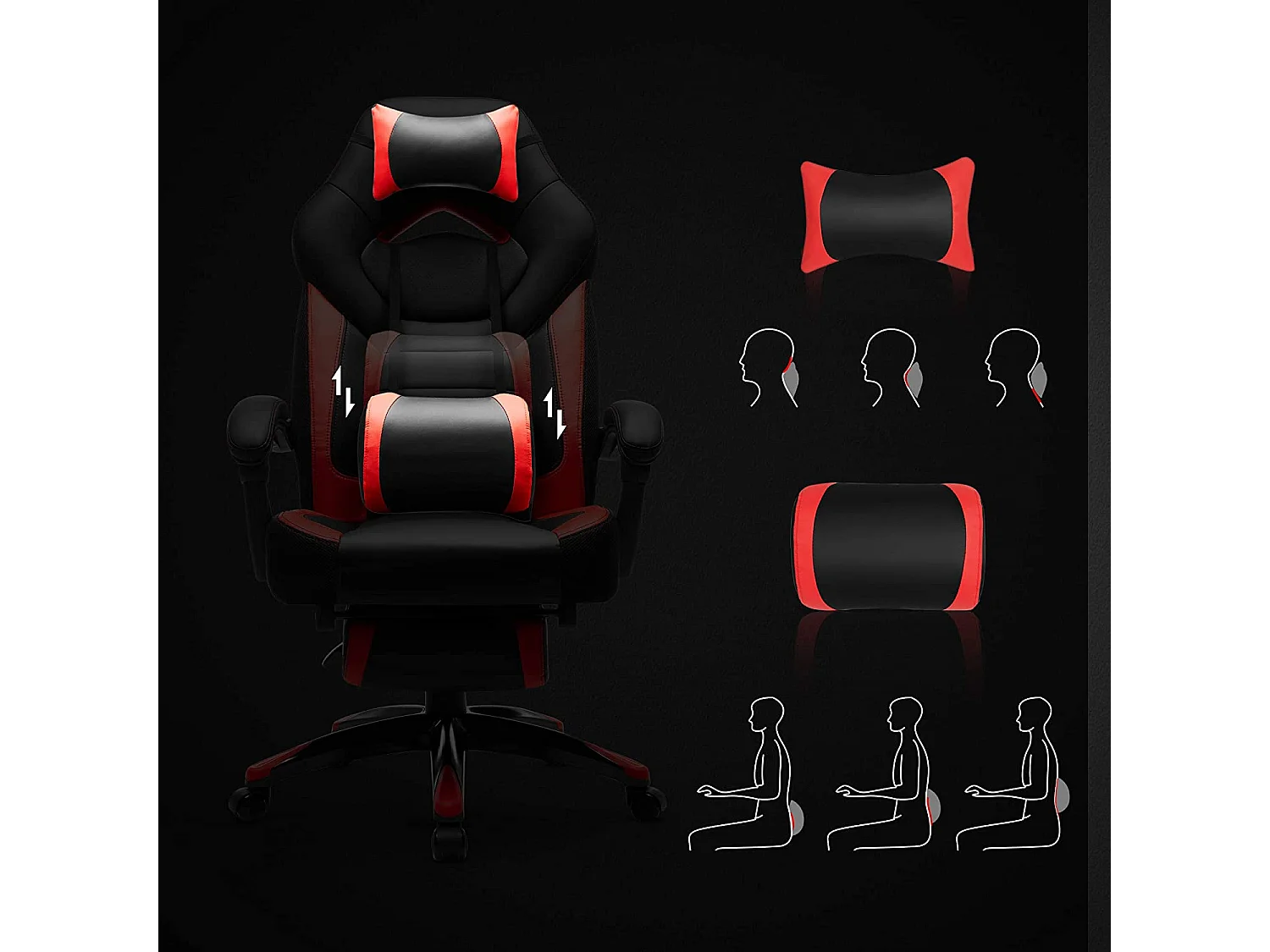 Chaise de jeu ergonomique Malabo