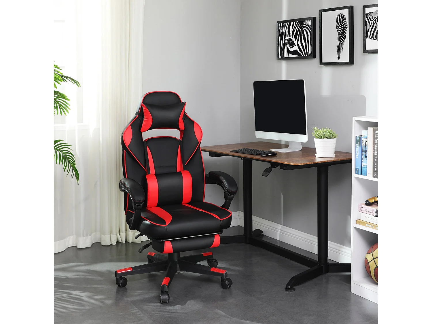 Chaise gamer avec repose-pieds Mamoudzou