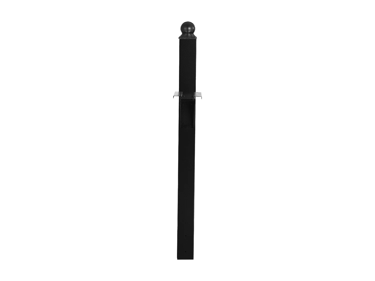 Poste de Caixa de Correio SucceBuy, 143 x 54 x 15 cm, Suporte de Caixa de Correio Embutido Alumínio Revestimento a Pó, com Placa Universal