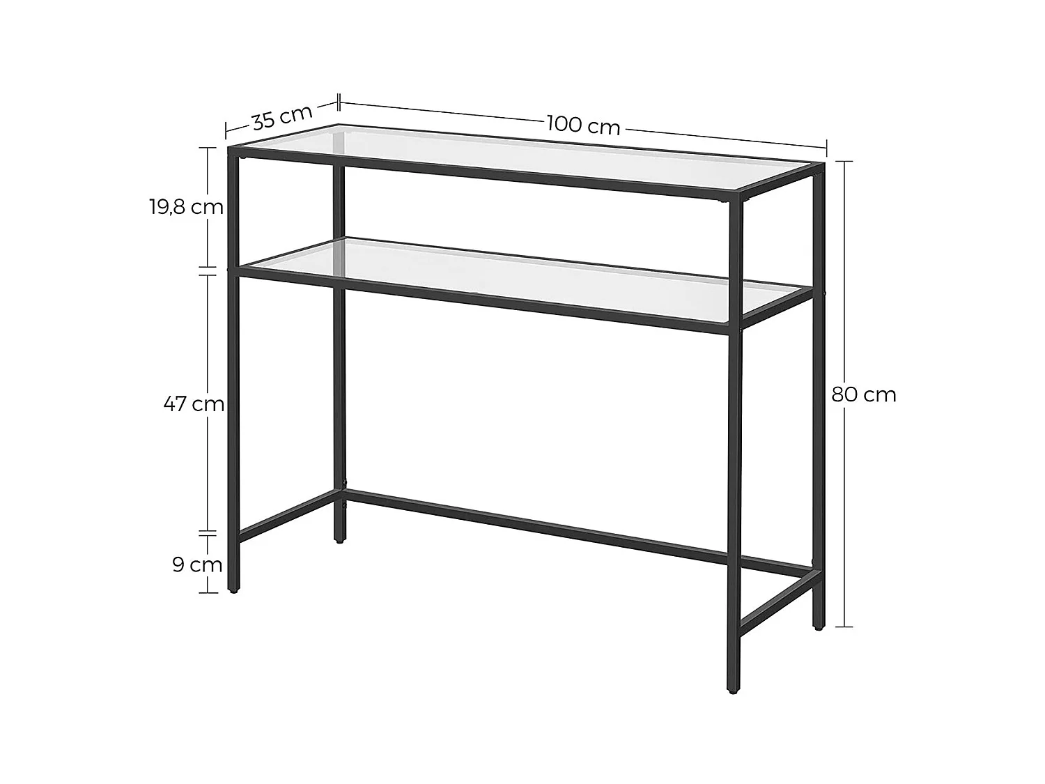 Konsolentisch Beistelltisch Rabat
