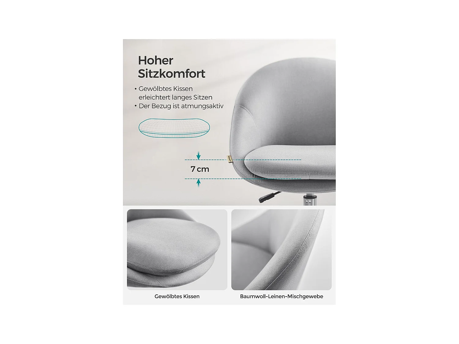 Schreibtischstuhl Accra