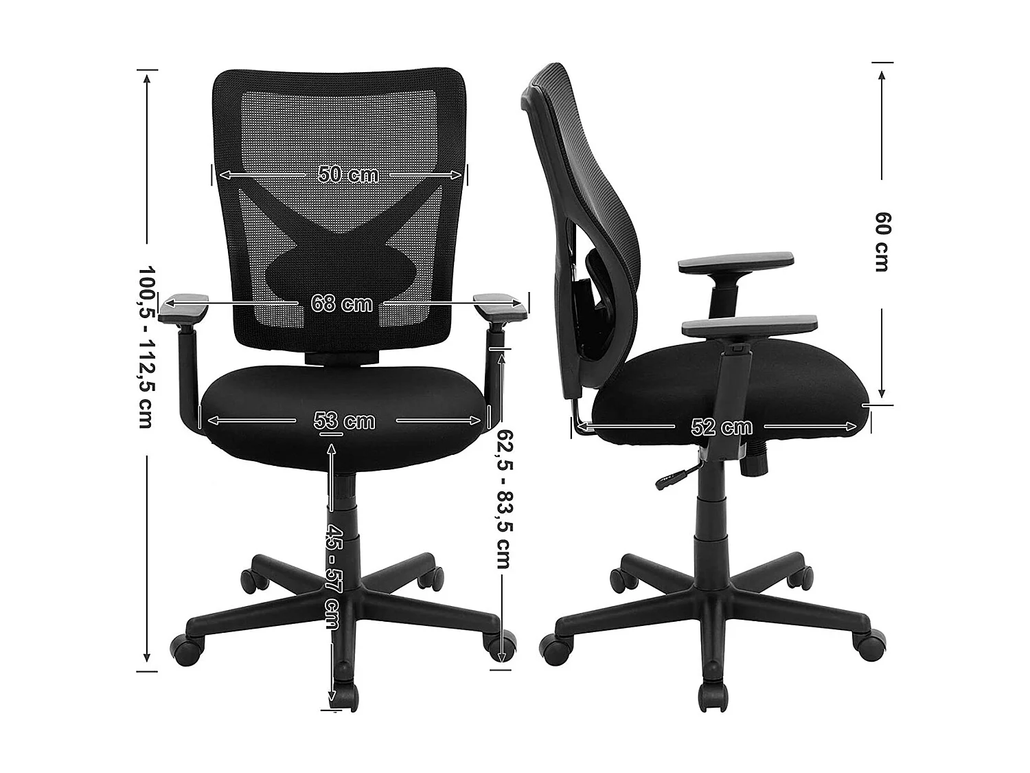 Sedia da ufficio sedia da scrivania in effetto rete