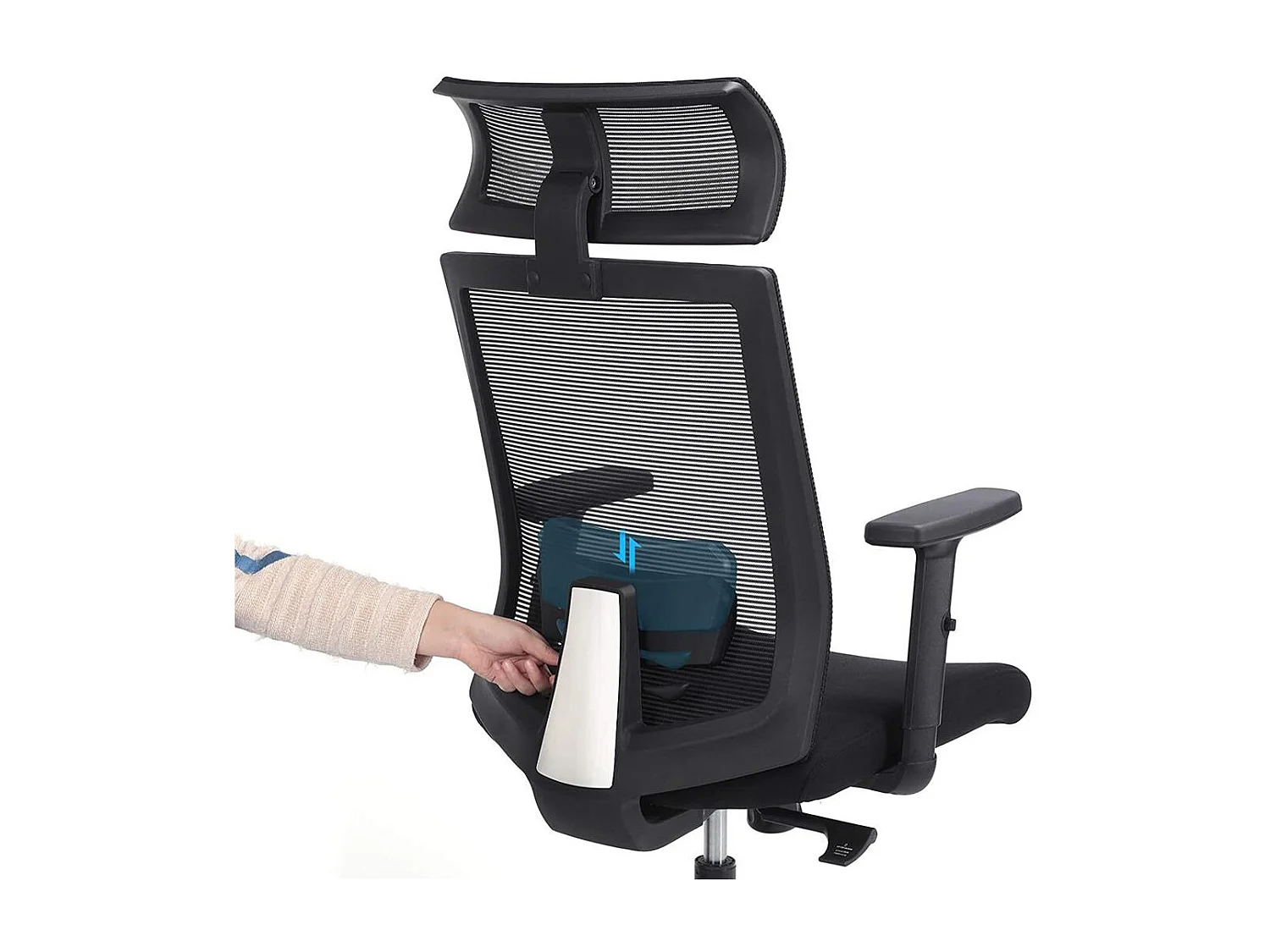 Chaise de bureau avec appui-tête Banjul