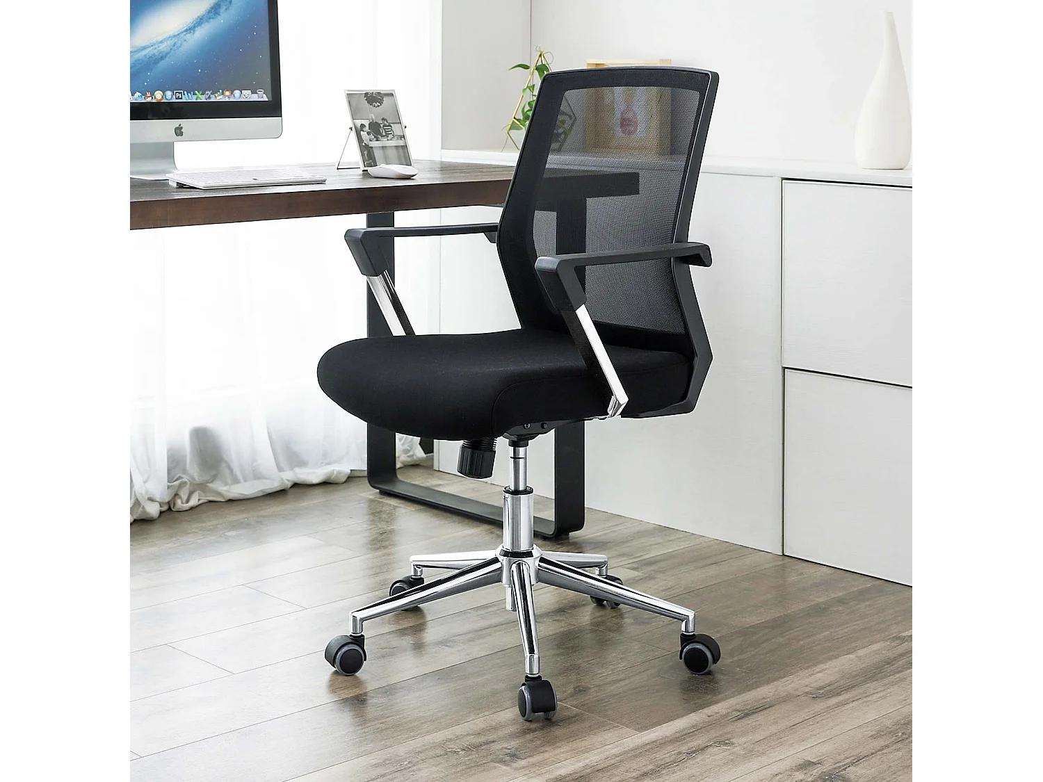 Chaise de bureau à dossier en maille Dakar