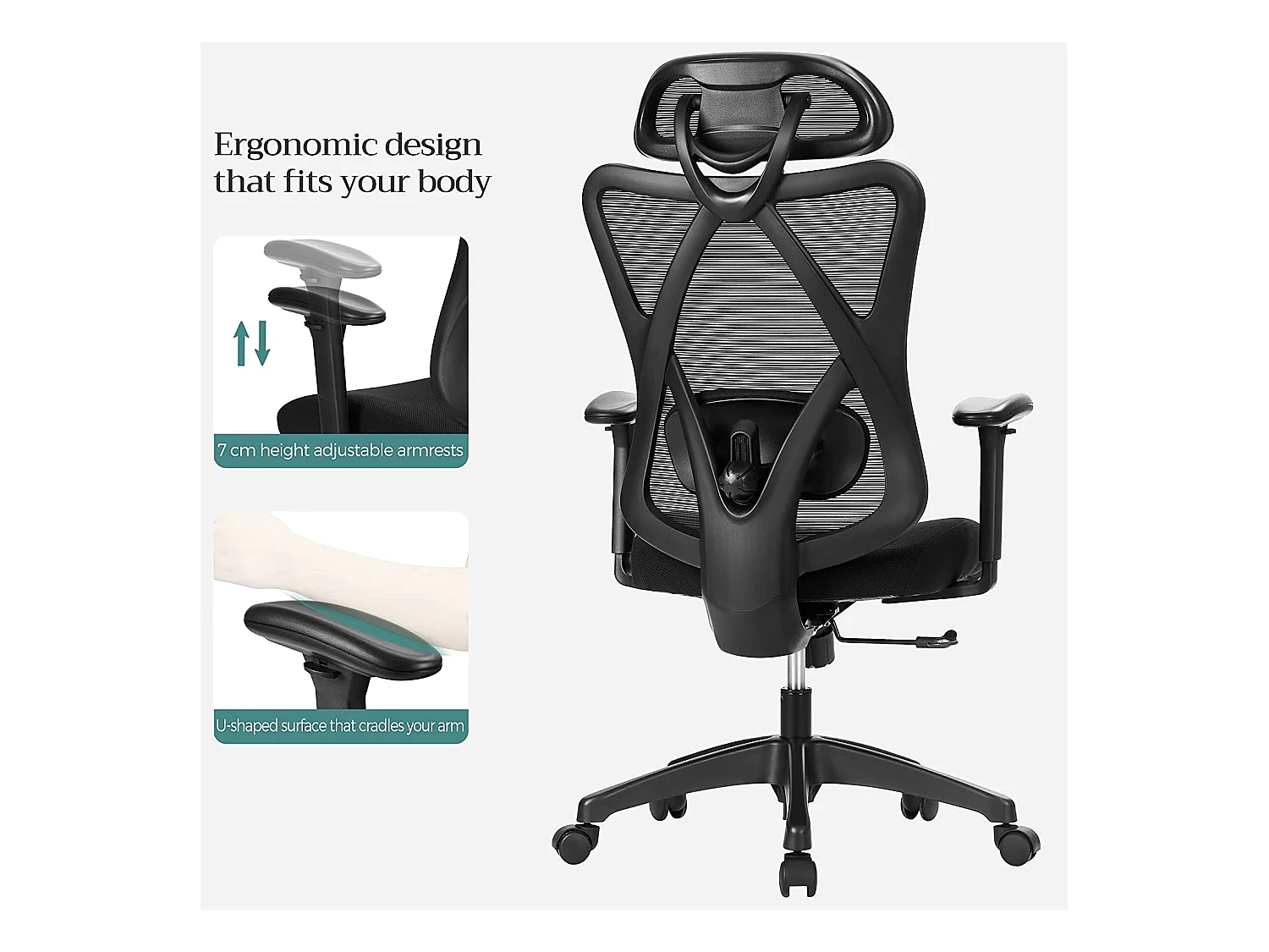 Bürostuhl Schreibtischstuhl verstellbar