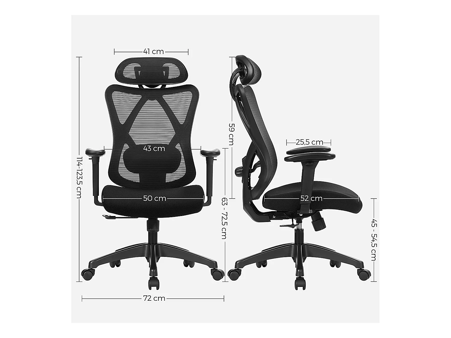 Bürostuhl Schreibtischstuhl verstellbar