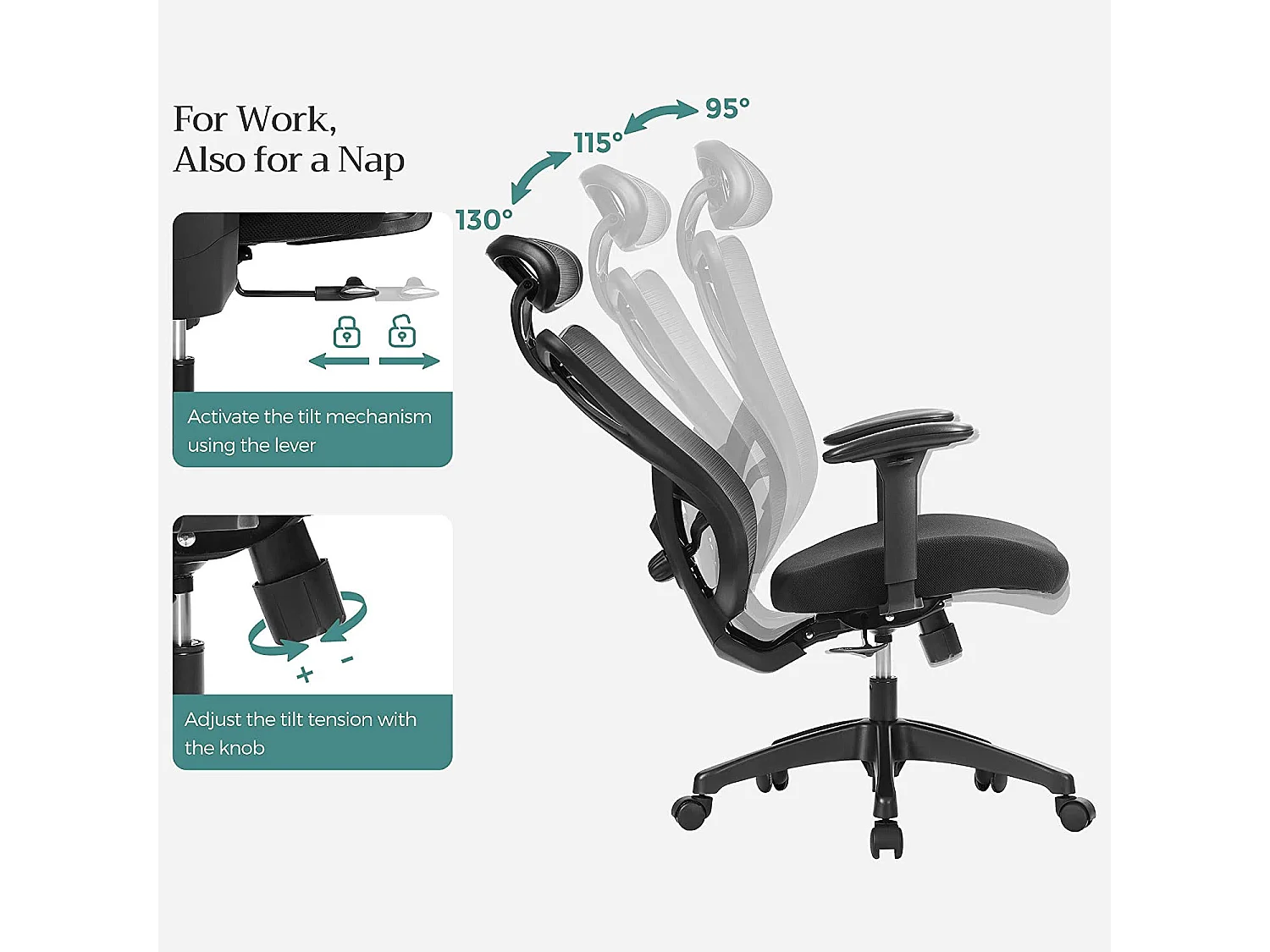 Bürostuhl Schreibtischstuhl verstellbar