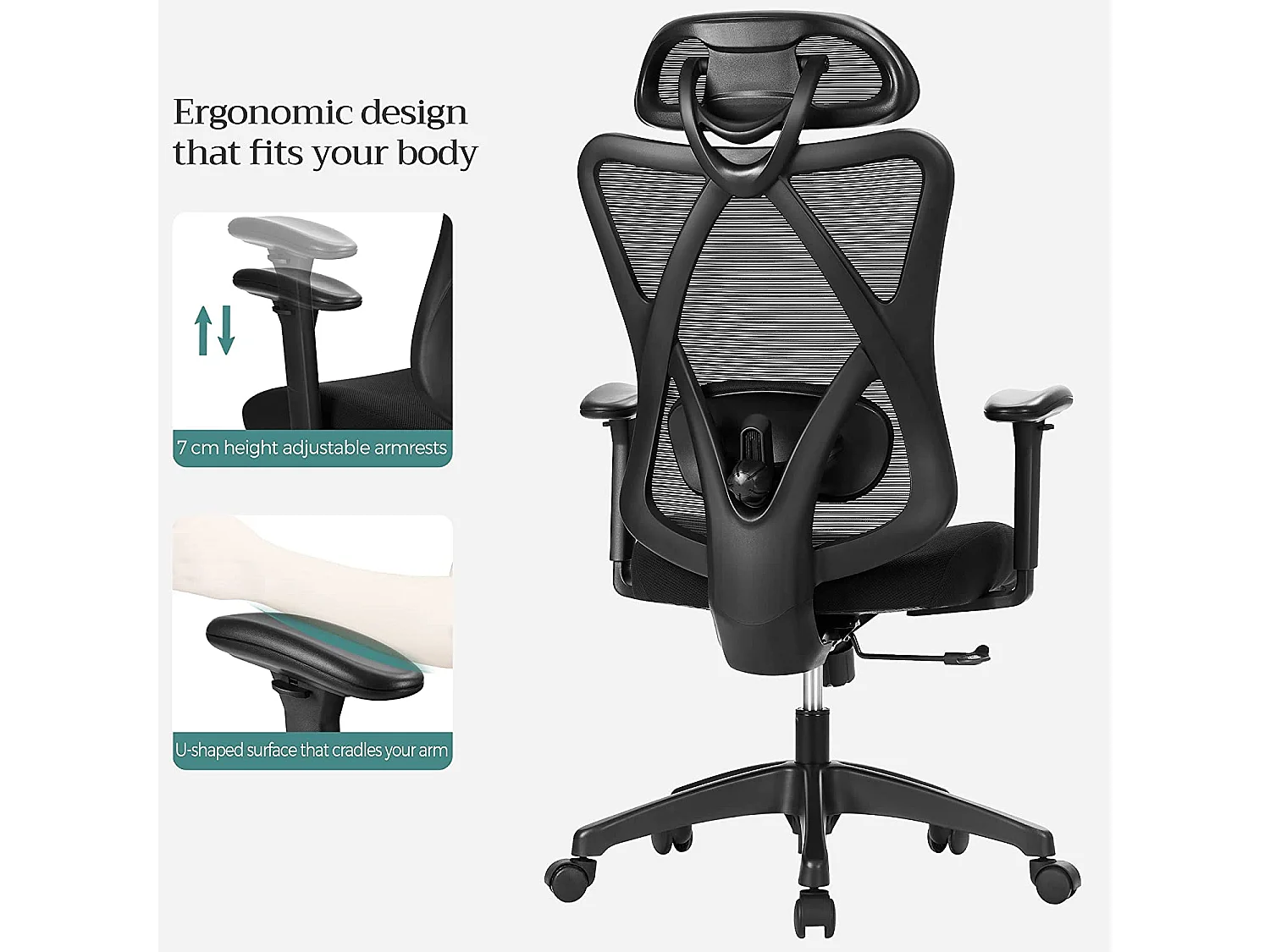 Bürostuhl Schreibtischstuhl verstellbar