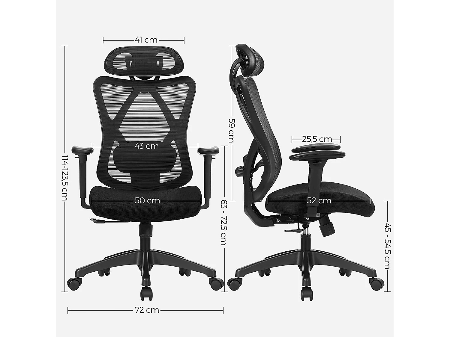 Bürostuhl Schreibtischstuhl verstellbar