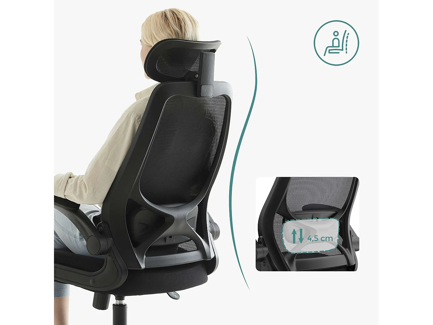 Bürostuhl Schreibtischstuhl atmungsaktiv