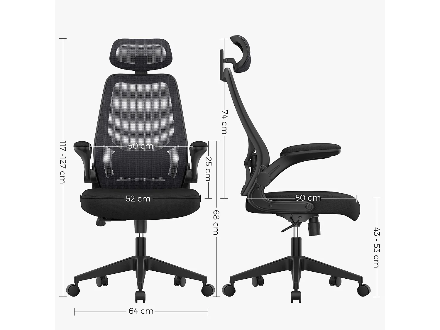 Bürostuhl Schreibtischstuhl atmungsaktiv