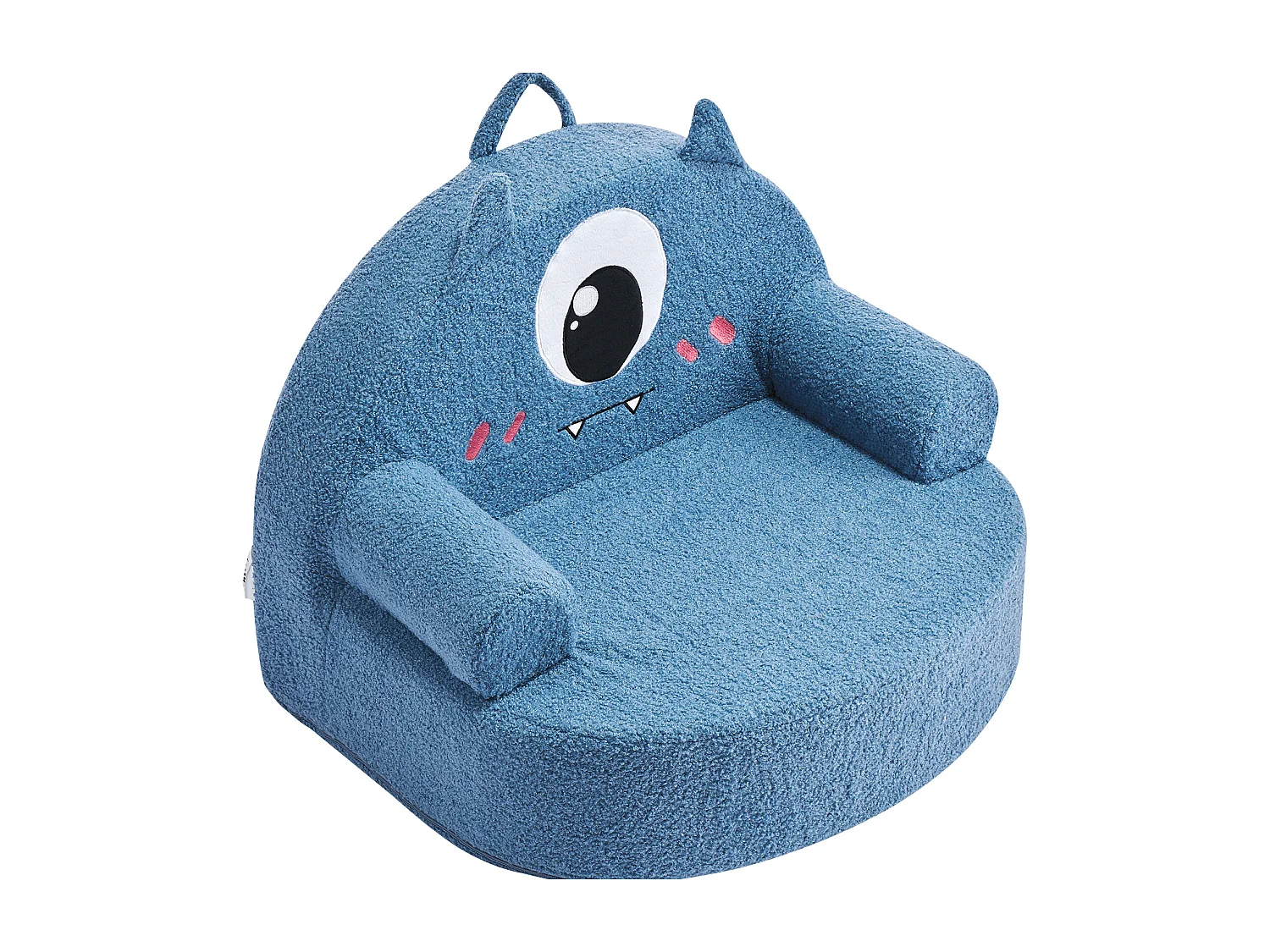 Fauteuil SucceBuy pour Enfants Confortable Style Monstre, Chaise Enfant en Mousse avec Accoudoirs, Sofa Tout-petits Amovible et Lavable, en Éponge 28D