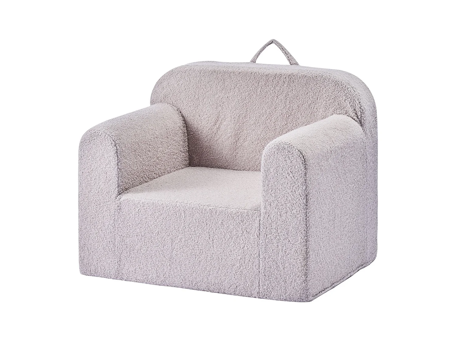 Fauteuil SucceBuy pour Enfants Confortable, Chaise Enfant en Mousse avec Accoudoirs et Poignée, Sofa Tout-petits Amovible, en Éponge 28D et Peluche