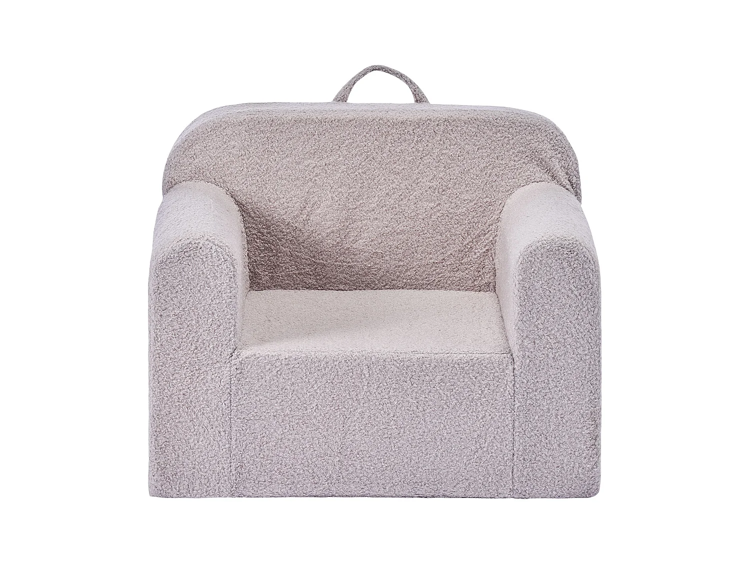 Fauteuil SucceBuy pour Enfants Confortable, Chaise Enfant en Mousse avec Accoudoirs et Poignée, Sofa Tout-petits Amovible, en Éponge 28D et Peluche
