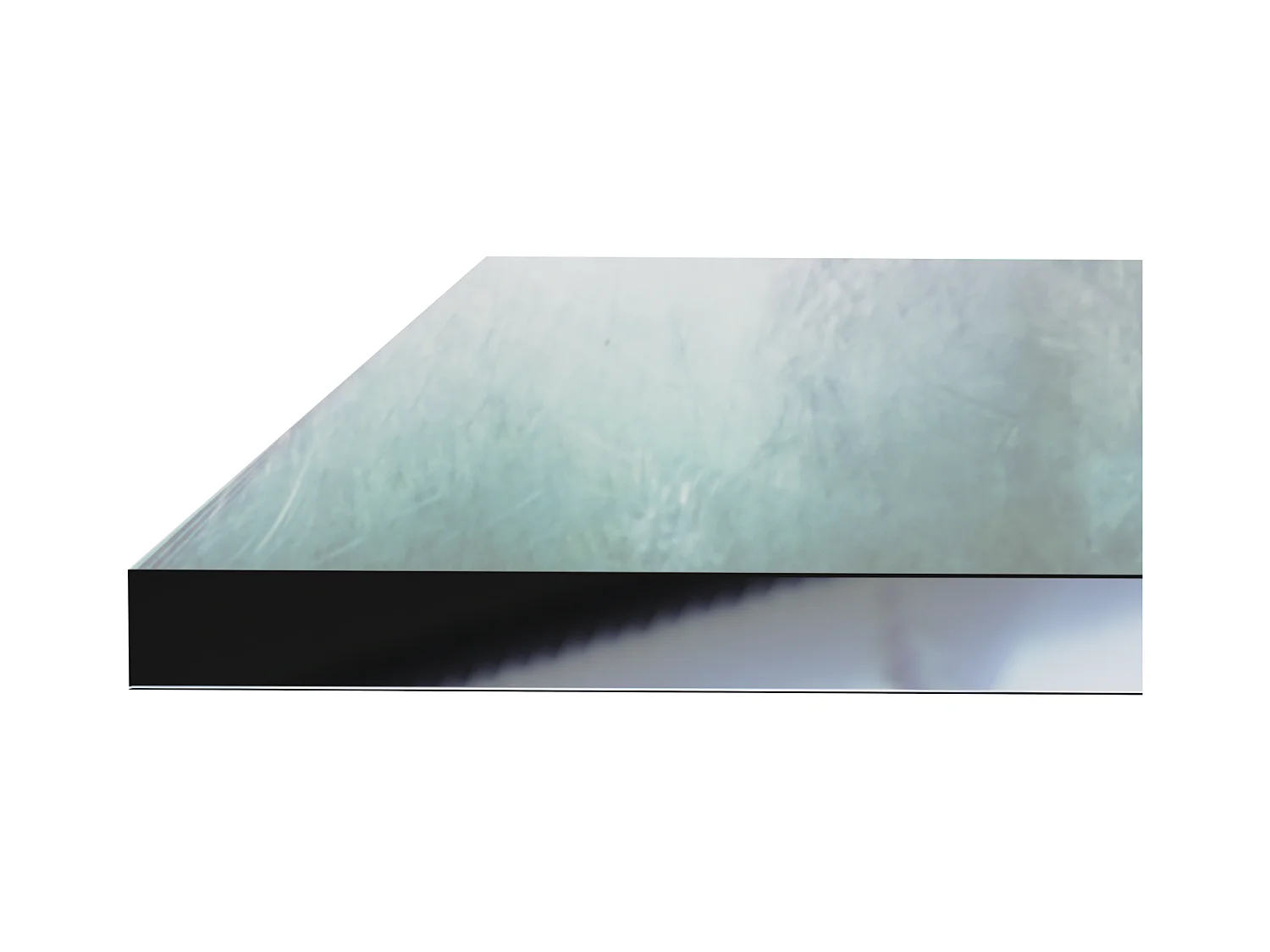 Mampara Ducha Fija 75x200 cm Cristal Templado 8 mm Antical – Eclíptica Home – Negro Mate