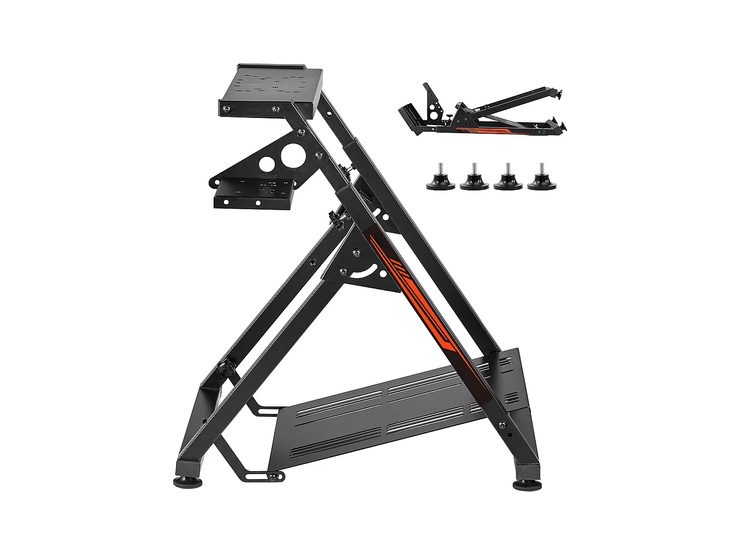 Lenkradständer Rennsitz SucceBuy Kompakt Cockpit Rennsimulator Klappbar, Kompatibel Logitech G923 G920 G29 G27, Thrustmaster T300RS TX F458, T500RS