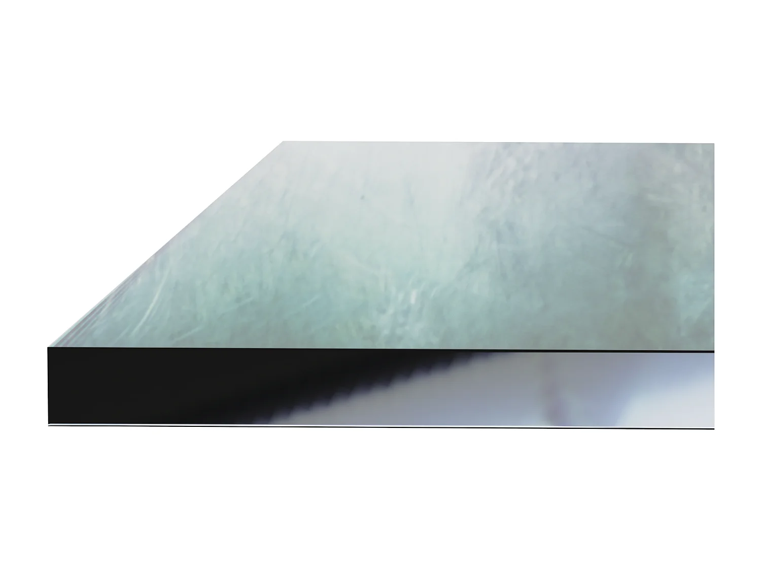 Mampara Ducha Fija 90x200 cm Cristal Templado 8 mm Antical – Eclíptica Home – Negro Mate