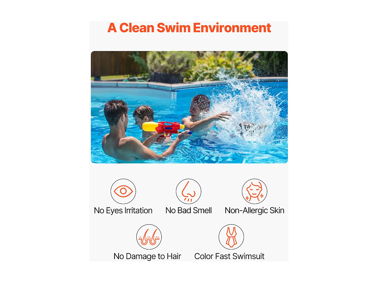 Système de Chloration SucceBuy d'Eau Salée, pour Piscines Creusées jusqu'à 56,7 kL, Cellule de Chloration de Piscine, Compatible avec Hayward W3T-Cell-3 (T3)
