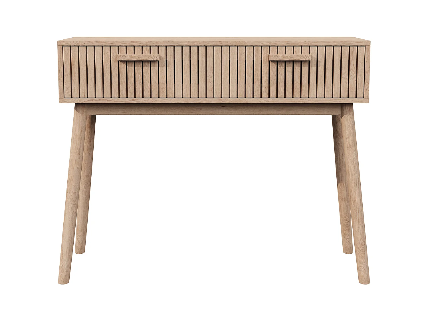 Console Meuble, Console d'entrée avec 2 Tiroirs, Meuble d'Entrée avec Rangement Tables d’Entrée en Bois de Ferme, Style Boho